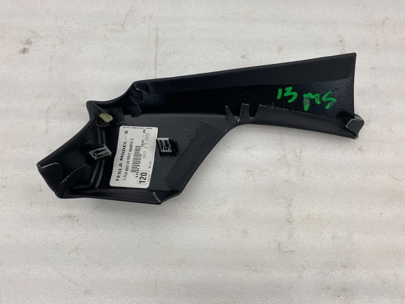 1007928 00 B ⭕2012-2020 Model S Rear Driver Side C-Pillar Middle Trim Cover Left 1007928-00-B
