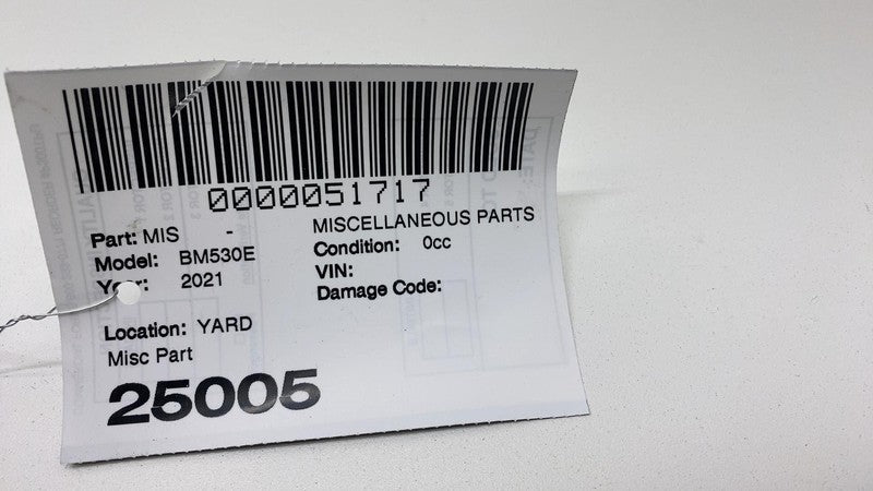 2018 2019 2020 2021  BMW 530e G30 High Power Current Relay w/ Retentio