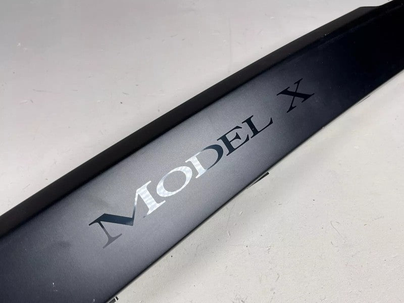 ⭕ 16-20 Model X Rear Passenger Side Falcon Door Top Trim Panel Right 1