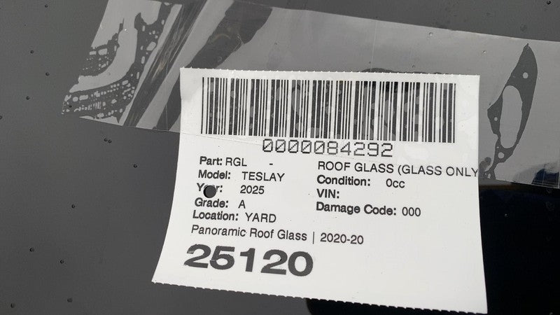 ⭕ 2020-2024 Tesla Model Y Panoramic Sunroof Fixed Roof Glass Moonroof 