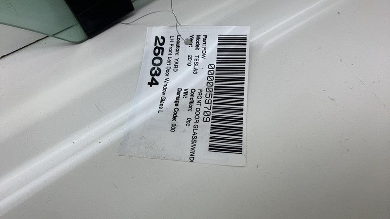 E9 43R-004530 ⭕ 2017-2020 Tesla Model 3 Front Driver Side Door Window Glass Left (Single Pane)