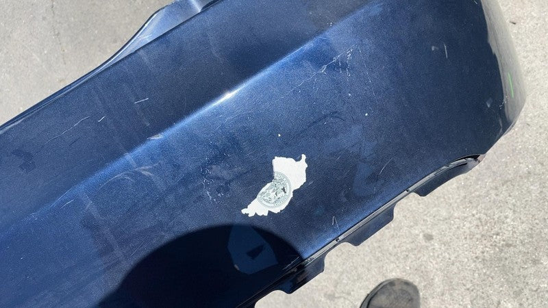 ⭕ 12-15 Tesla Model S Rear Bumper Cover w/o Park Assist Blue PMMB 6008