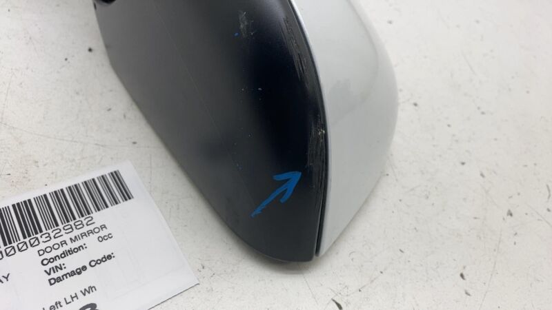 1594111-00-B 2020-2023 Tesla Model Y MY Driver Side Rear View Door Mirror Left LH White PPSW