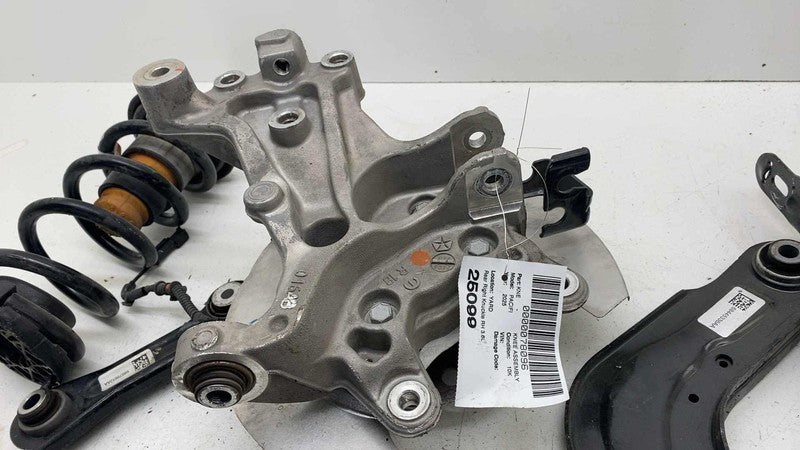 68445336AA ⭕17-25 Chrysler Pacifica Rear Right Spindle Knuckle + Spring + Control Arm Links