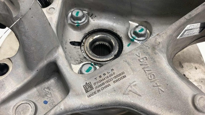 ⭕ 17-23 Tesla Model 3 Rear Right Spindle Knuckle w/ Dust Shield AWD 10