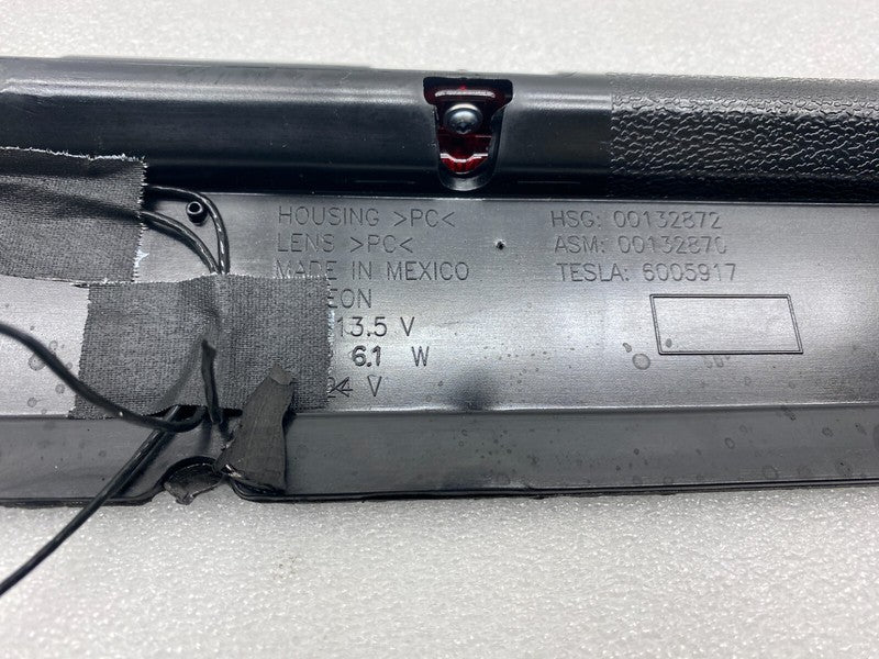 600591700F ⭕ 2012-2023 Model S Rear Trunk Center 3rd Brake Light Stop Lamp LED 6005917-00-F