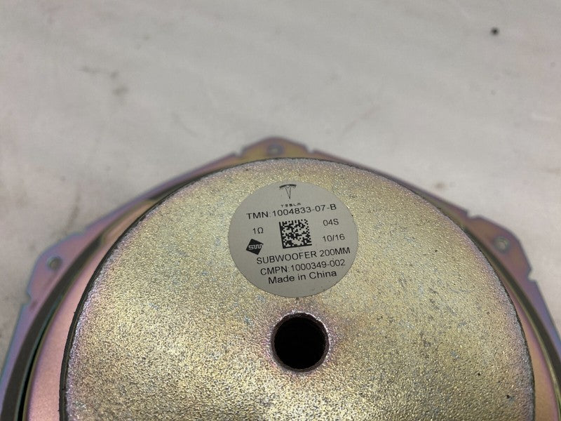 100483307B ⭕ 2012-2020 Model S Infotainment Audio Speaker Mid Subwoofer 200MM 1004833-07-B