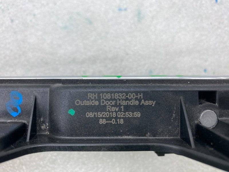 1081832 00 H ⭕ 17-23 Model 3 Front / Rear Passenger Right Exterior Door Handle 1081832-00-H