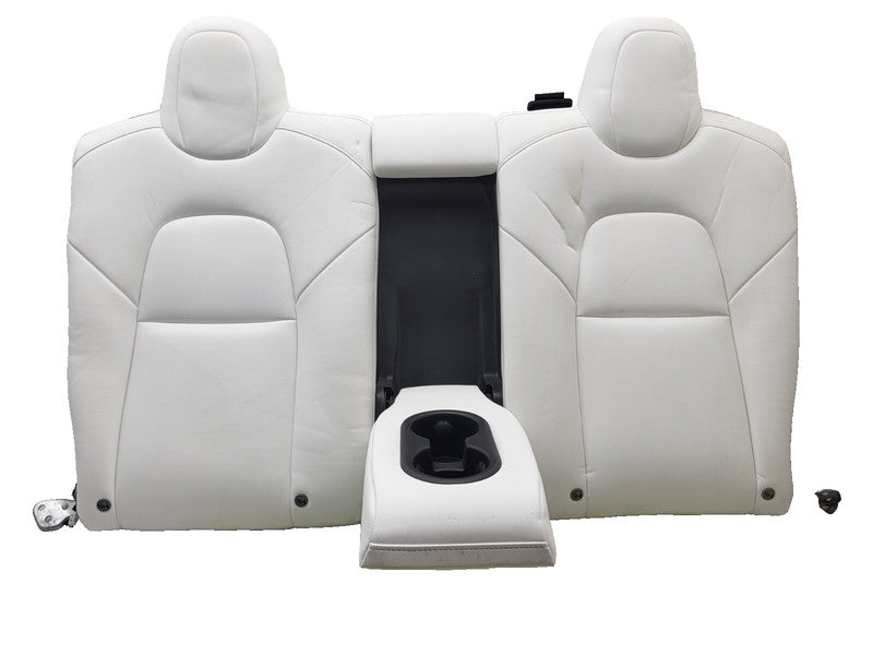 ⭕ 2017-2023 Tesla Model 3 Rear Left & Right 2nd Row Seat Upper Cushion White OEM