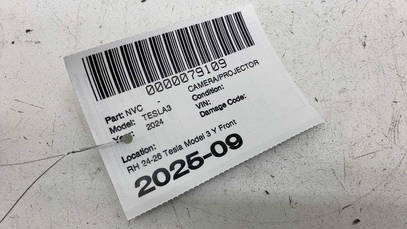 ⭕ 2024-2026 Tesla Model 3 Front Right Repeater Turn Signal Fender Came