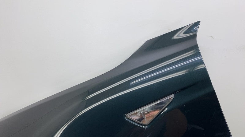 ⭕ 12-20 Tesla Model S Front Driver Side Fender Shell Panel Left LH Green - PMSG