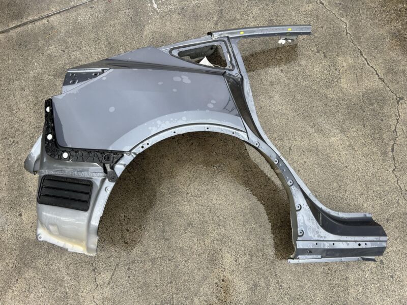 ⭕ 2020-2023 Tesla Model Y Rear Right Quarter Panel Structural Cutout Gray PMNG