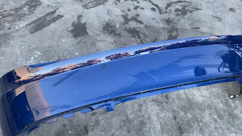 600817900E 2012-2015 Tesla Model S MS Rear Bumper Cover w/ Park Sensor & Harness Blue PPSB