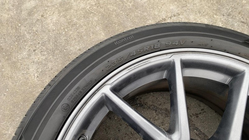 ⭕ 21-23 Model 3 M3 Wheel Rim 18" inch 18x8.5J+40MM w/ Hankook Tire 235