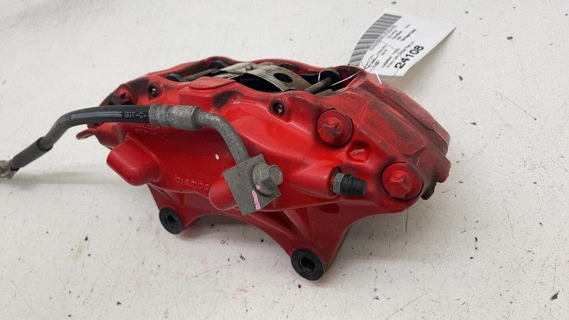 ⭕ 2016-2020 Tesla Model X Front Driver Side Caliper Red w/ Brake Hose 