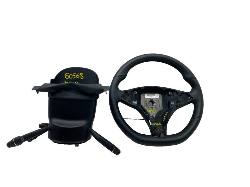 ⭕ 12-20 Model S Steering Wheel Leather w/ Wiper Turn Signal Switch 1036774-00-C