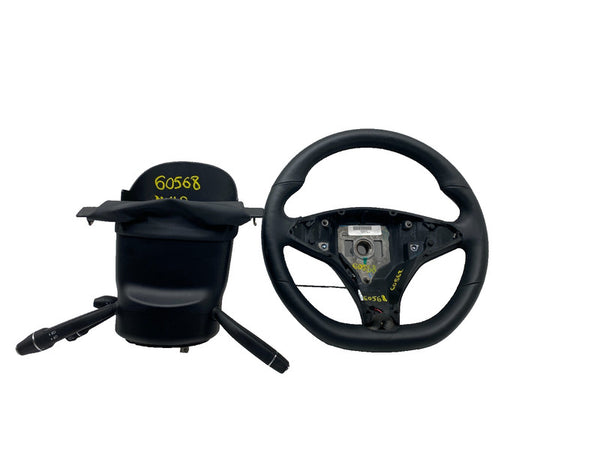 ⭕ 12-20 Model S Steering Wheel Leather w/ Wiper Turn Signal Switch 1036774-00-C