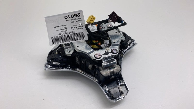 103677801B 2016-2020 Tesla Model X Steering Wheel Airbag Module w/ Retainer Plate Bracket
