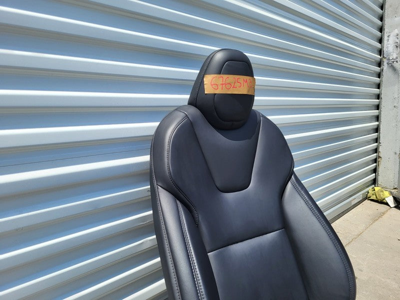 ⭕ 17-22 Tesla Model 3 Y Front Passenger Side 1st Row Seat Leather Black Right RH