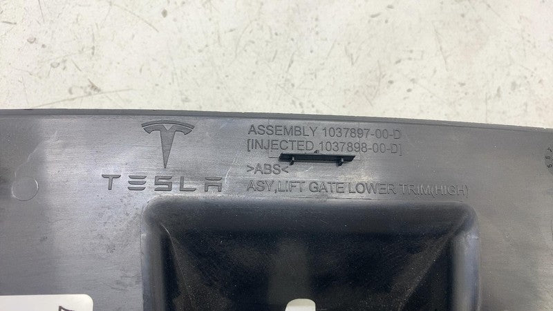 ⭕ 16-20 Model X Rear Liftgate Lower Trim Molding w/ Control Switch 103