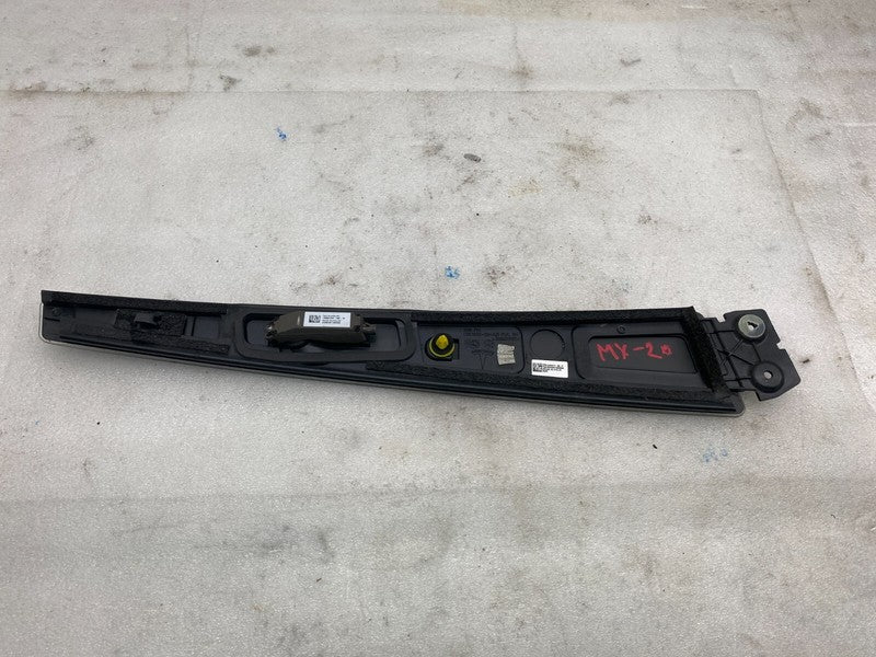 109231298F ⭕ 16-20 Model X MX Passenger B-Pillar Glass Applique & Camera Right 1083902-00-B