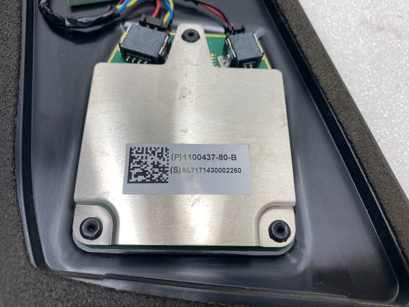 110043780B ⭕ 17-23 Model 3 Driver Side B-Pillar Applique Glass w/ Camera Left 1100437-80-B