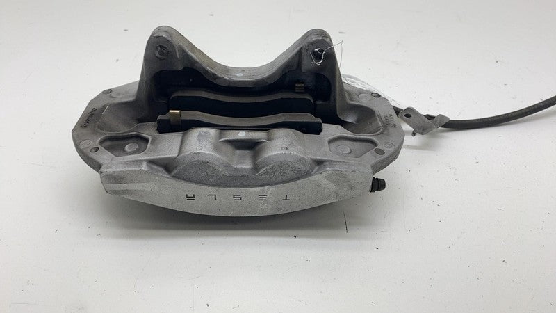 104462100E ⭕ 2017-2023 Tesla Model 3 Front Left Caliper w/ Brake Hose Line LH 1044621-00-E
