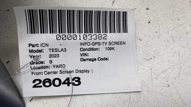 ⭕ 2017-2023 Tesla Model 3 Dash Center Multimedia Navigation Touch Scre