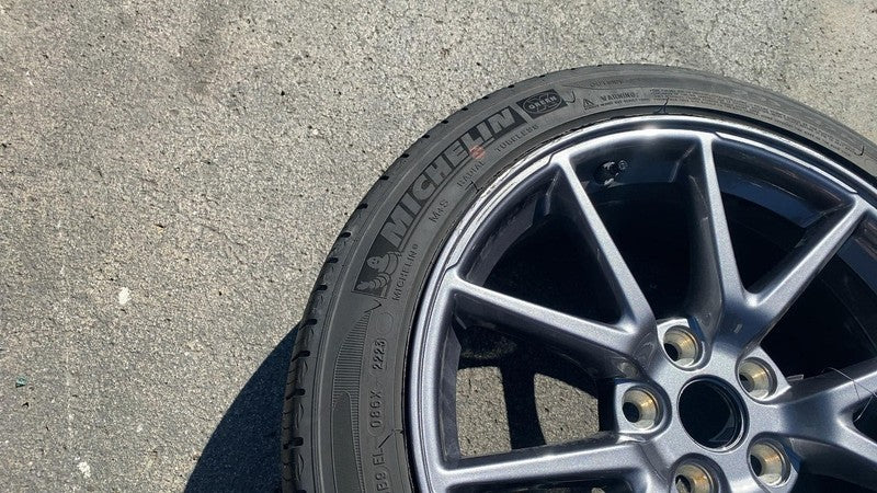 ⭕ 21-23 Model 3 M3 Wheel Rim 18x8.5J +40MM w/ Michelin 235/45 R18 1044