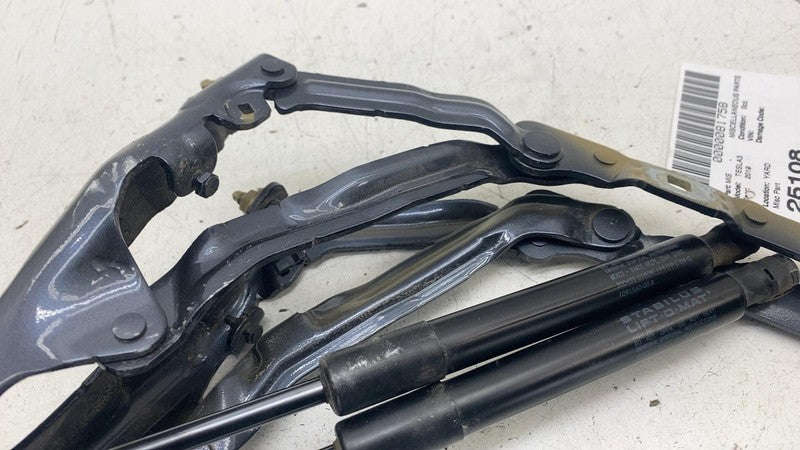 ⭕ 2017-2020 Model 3 Rear Left & Right Trunk Lid Hinges w/ Gas Strut 10