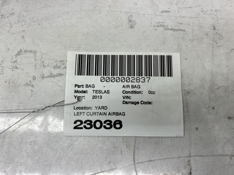 ⭕ 2012-2020 Tesla Model S MS Left Driver Roof Curtain Airbag OEM LH 10