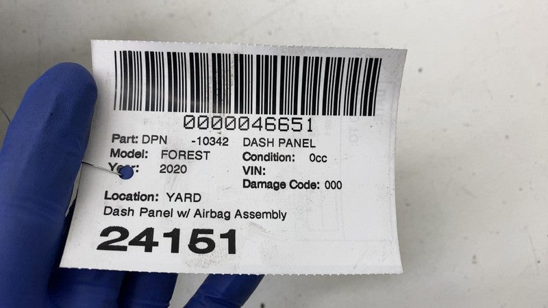 2019-2024 Subaru Forester Front Dash Dashboard Instrument Panel Gray Assembly