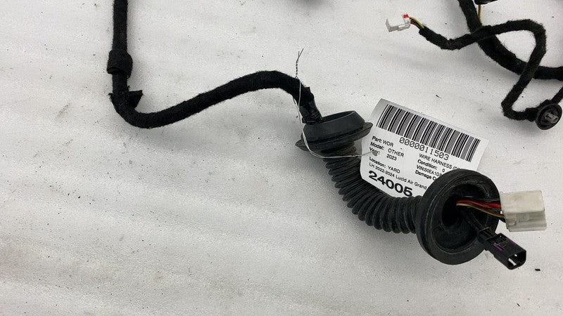 ⭕22-24 Lucid Air Grand Touring Front Side Door Wiring Harness Left P11
