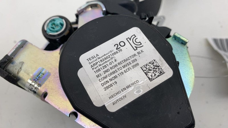 ⭕17-23 Tesla Model 3 Rear Left or Right 2nd Row Seat Belt Retractor 10