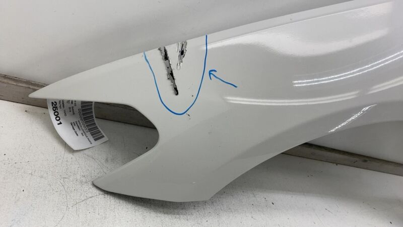 2017-2023 BMW 530e G30 Front Driver Side Fender Cover Panel Left OEM White 300