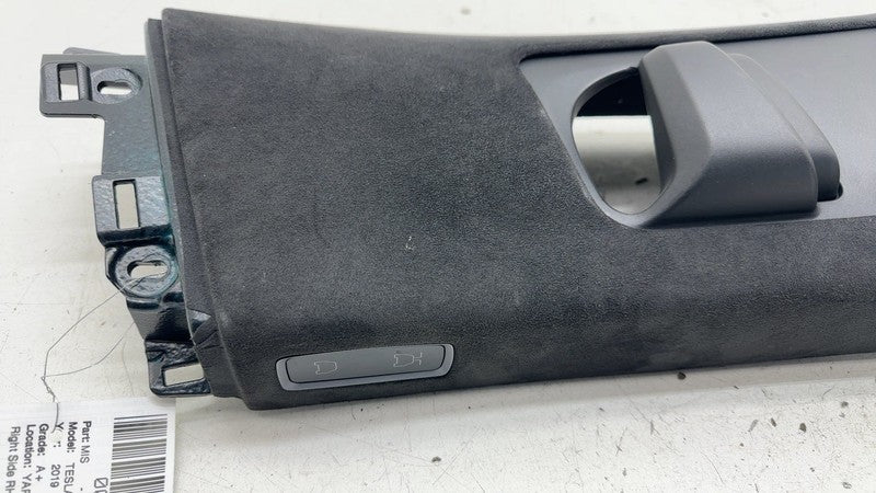 ⭕16-20 Model X Passenger Side B-Pillar Lower Trim Cover Panel Right 10