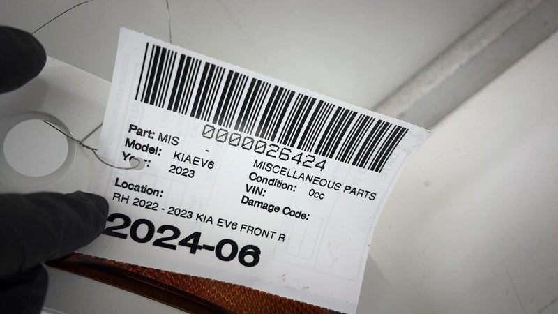 87714CVDA0 ⭕ 2022 2023 Kia EV6 Front Garnish Fender Wheel Arch Flare Right RH 87714-CVDA0