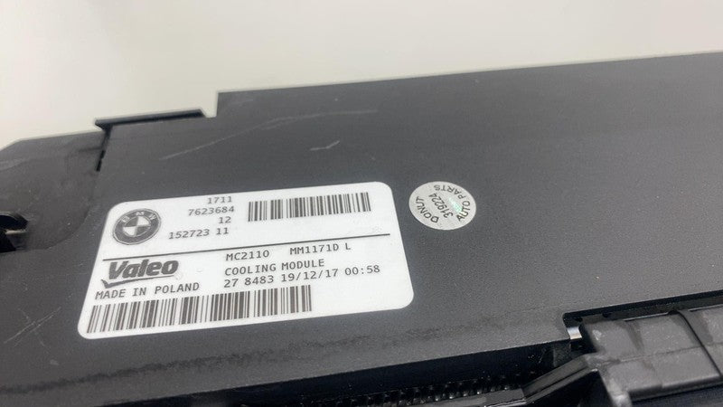 ⭕ 2014-2020 BMW i3 I01 Front Radiator A/C Condenser Fan Shroud Assembl