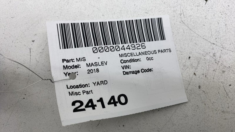 E3007042 2017-2020 Maserati Levante FIAMM Low Pitch Tone Horn Signal w/ Bracket Assembly