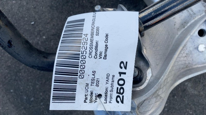 175010800A 2021-2024 Tesla Model S MS Front Suspension Subframe Cradle Crossmember Assembly