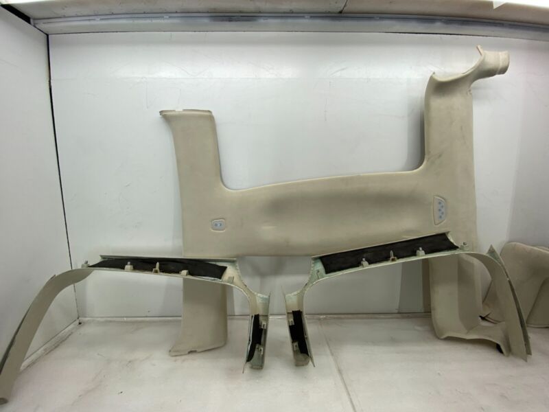 105392107J 2016-2020 Tesla Model X SET of Ceiling Headliner Door Trim + B + C-Pillar Panel