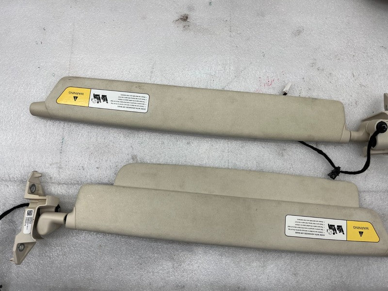 ⭕ 16-20 Tesla Model X SET of Ceiling Headliner Sunvisor Upper A + B + 