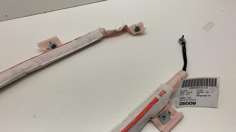 ⭕ 12-20 Tesla Model S Passenger Side Roof Curtain Safety Airbag Right 