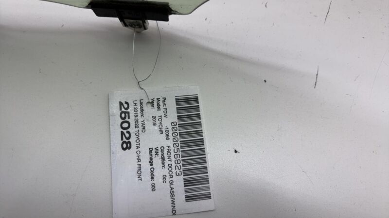 ⭕ 2018 2019 2020 2021 2022 Toyota C-HR Front Left Driver Side Door Window Glass