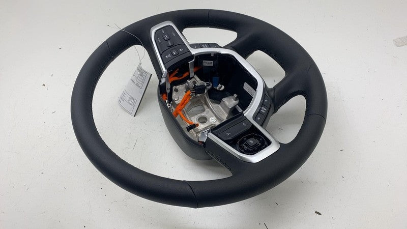7FG851X7AE ⭕ 2025 Ram 1500 Steering Wheel Black Leather 5th Gen w/ Switch Button 7FG851X7AE