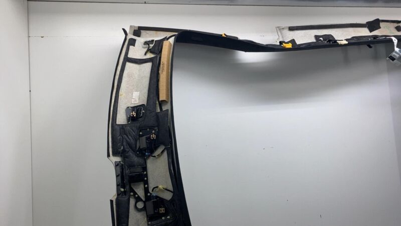 248640300C 2021-2024 Tesla Model S Panoramic Roof Headliner Headlining Ceiling Trim Black