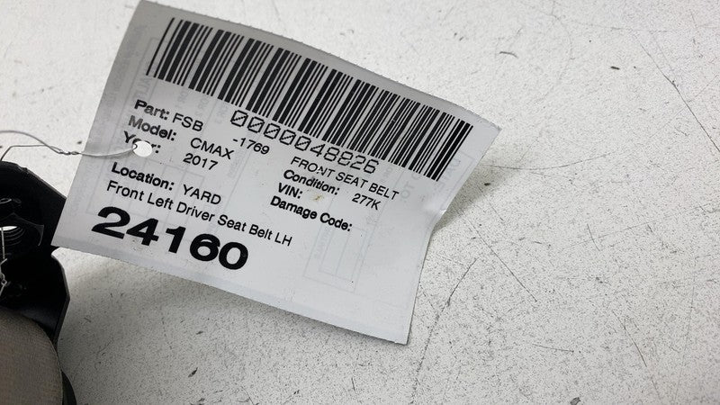 2013-2018 Ford C-Max Front Driver Side Seat Belt w/ Height Adjuster Left Assy