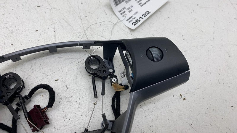 ⭕ 17-23 Model 3 M3 Steering Wheel Gray Bezel Trim W/ Control Switch 11