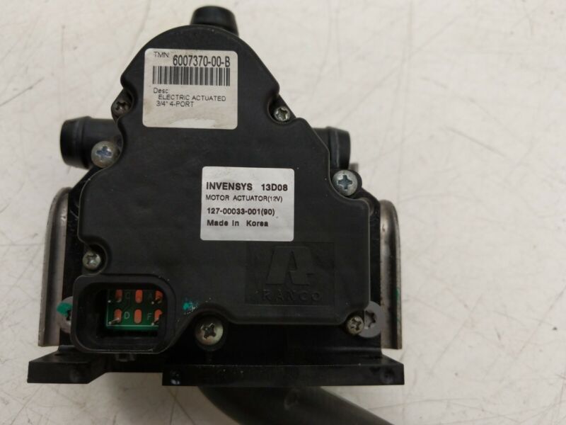 2012-2020 Tesla Model S MS 4-Way Coolant Pump Valve Actuator with Pipe & Bracket