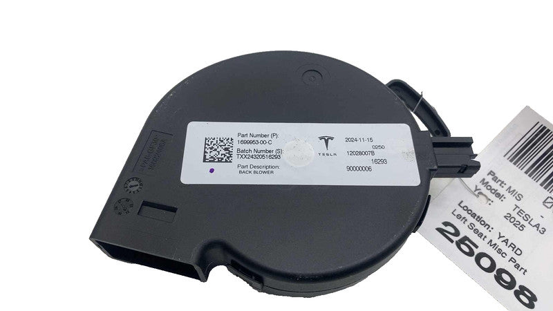 ⭕ 24-25 Model 3 M3 Front Left or Right 1R Seatback Blower Motor Fan 16
